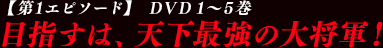 【第1エピソード】 1～5巻（1～16話）目指すは、天下最強の大将軍！